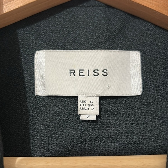 Reiss Pinetta Black Classic Blazer Size 2 - Picture 6 of 10
